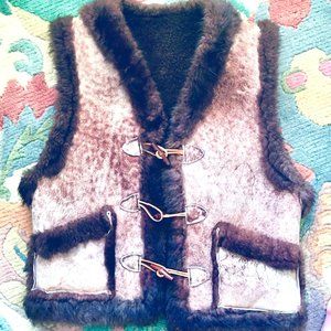 SHEEPSKIN  REVERSIBLE VEST